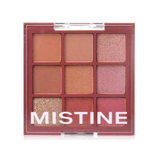 MISTINE Eyeshadow Palette - 9 Shades Pink Gold - Beauty Buddy