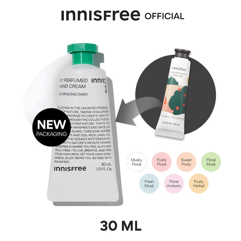 Innisfree My Perfumed Hand Cream 30ml #Dancing Daisy