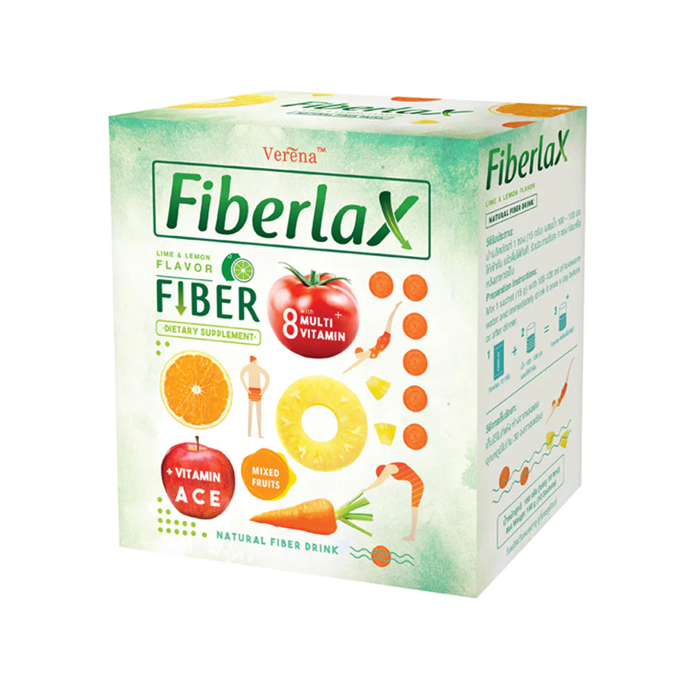 Verena Fiberlax Drinkable Fiber Dietary Supplement 15g x 10 Sachets