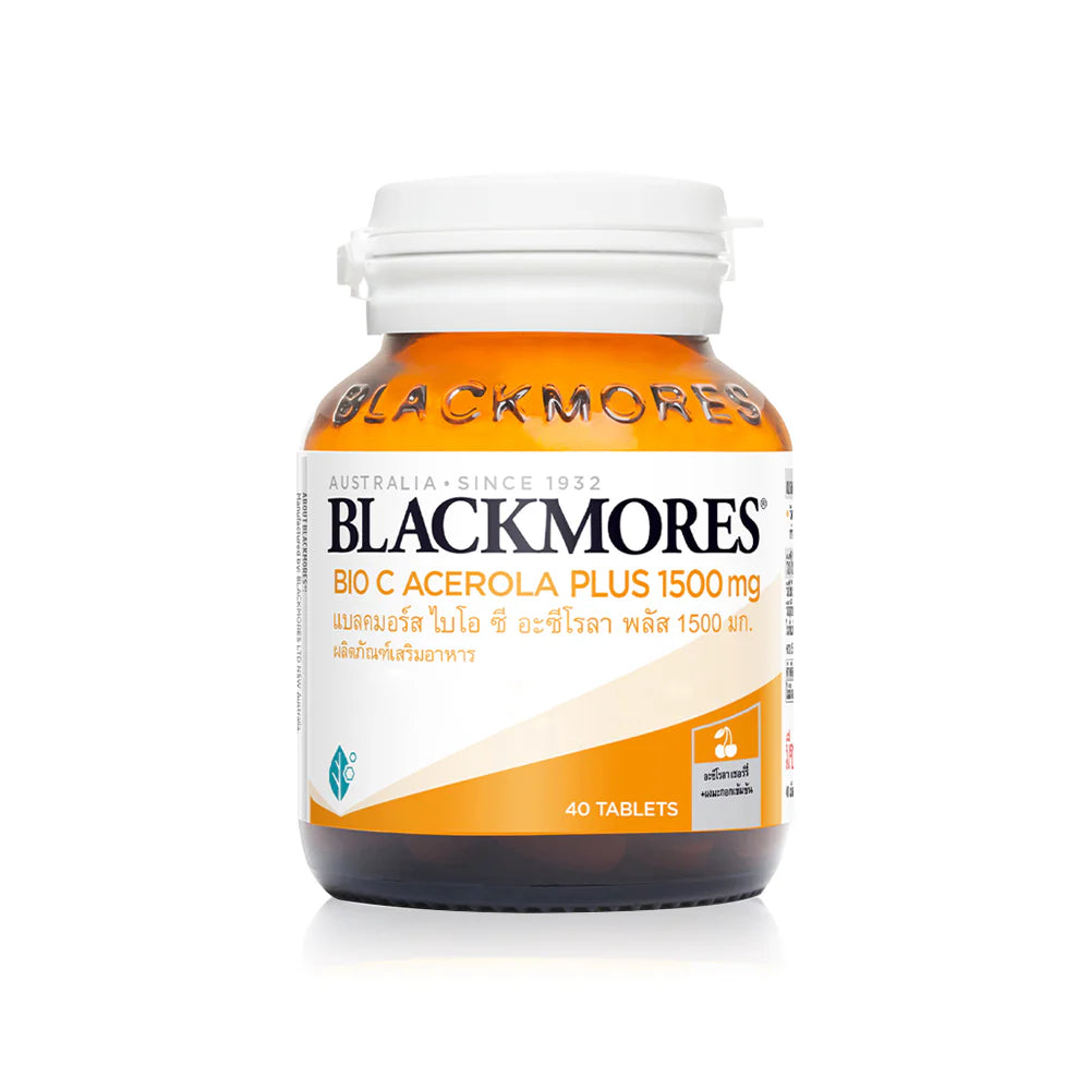 BLACKMORES Bio C Acerola Plus 1500mg 40 Tablets Dietary Supplement