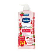 Vaseline Healthy Bright Super Food Fresh Twin Body Lotion 300ml x 2pcs