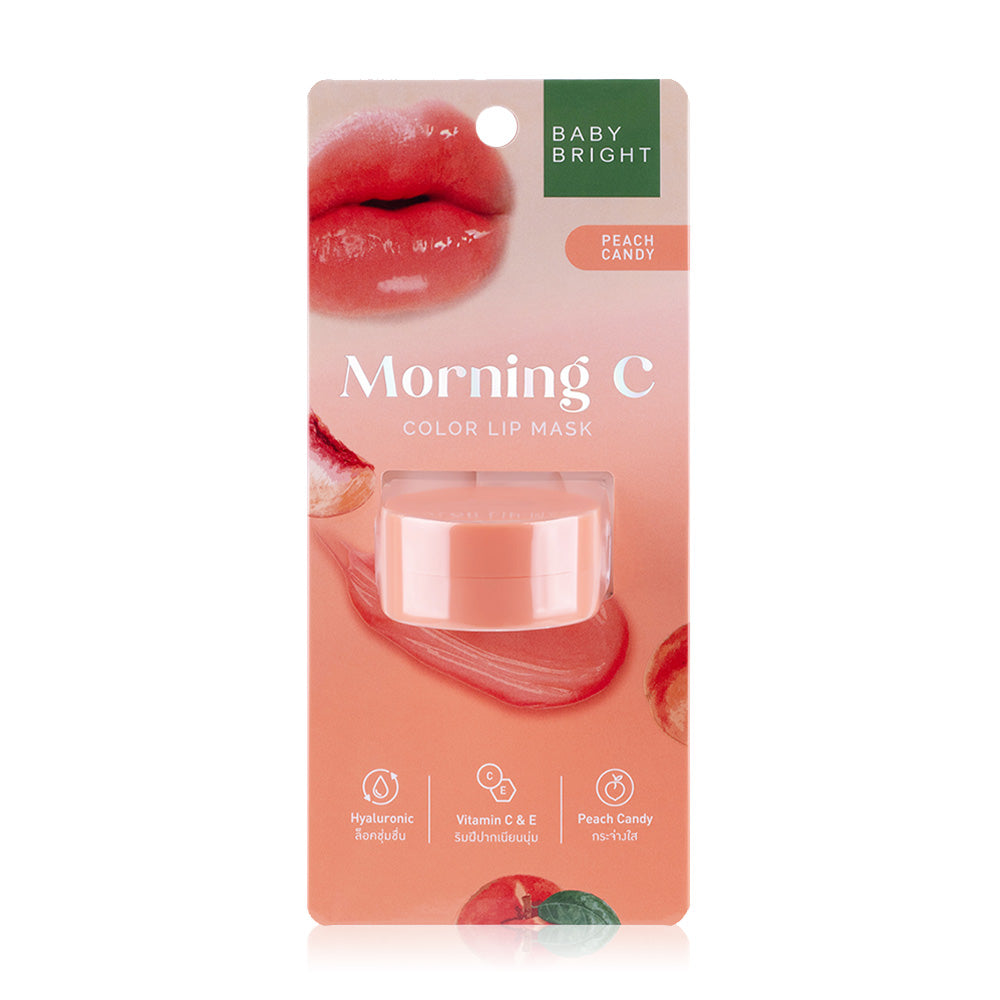 Baby Bright Lip Mask - Morning C Color in Peach Candy - Beauty Buddy