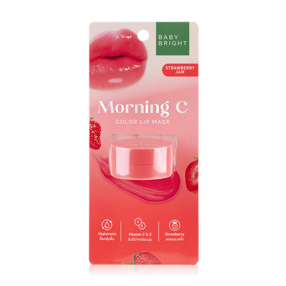 Baby Bright Lip Mask - Morning C Color with Strawberry Jam - Beauty Buddy