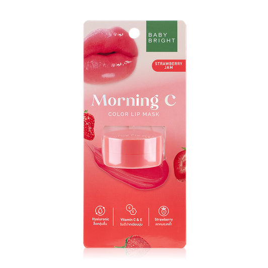 Baby Bright Lip Mask - Morning C Color with Strawberry Jam - Beauty Buddy