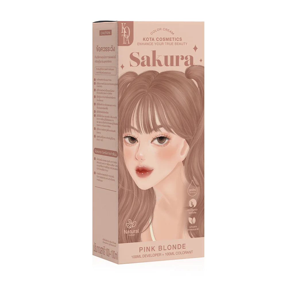 Kota Cosmetics Color Cream Sakura 200ml #Pink Blonde