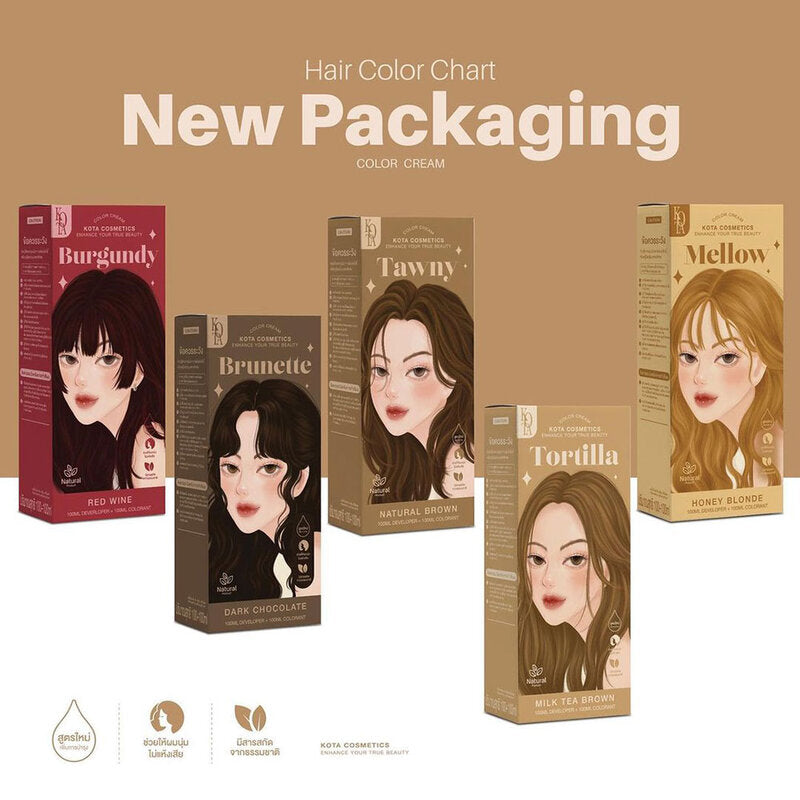 Kota Cosmetics Color Cream Mellow 200ml #Honey Blonde
