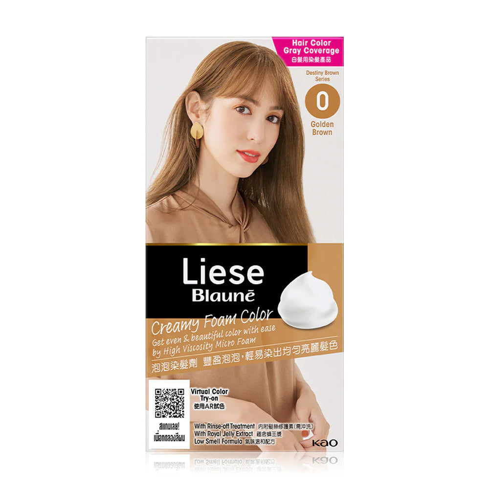 Liese Blaune Creamy Foam Color 108g #Golden Brown