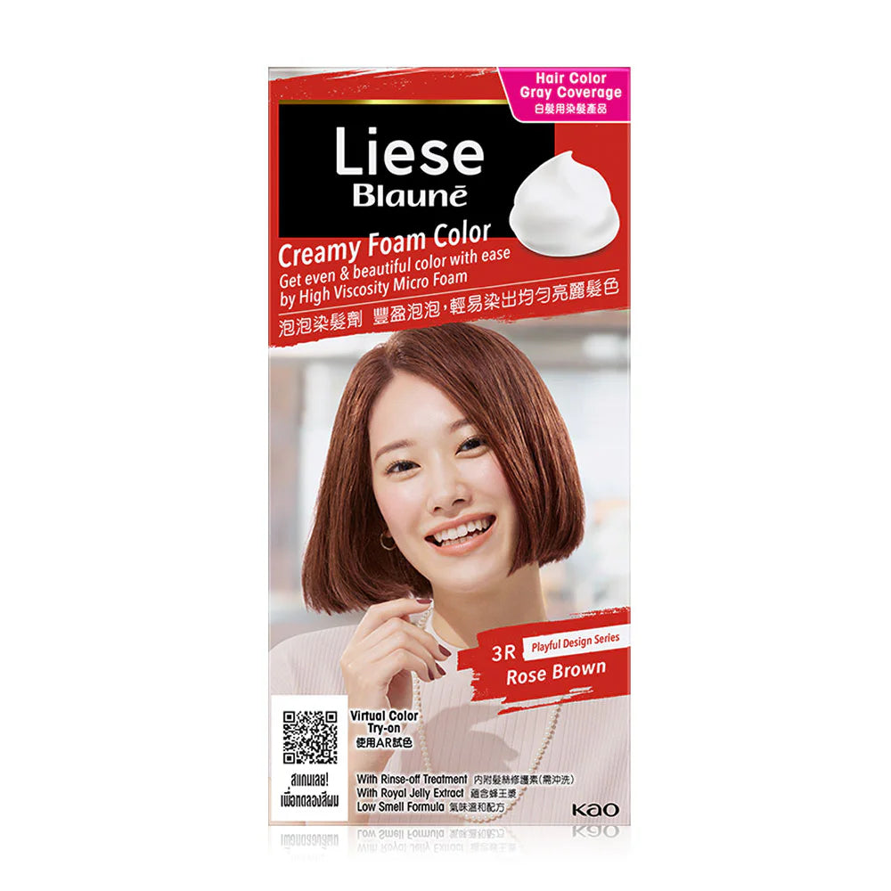 Liese Blaune Creamy Foam Color 108g #Rose Brown