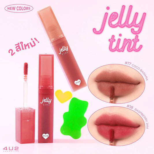 4U2 Jelly Tint - Raspberry Jam Lip Tint - Beauty Buddy