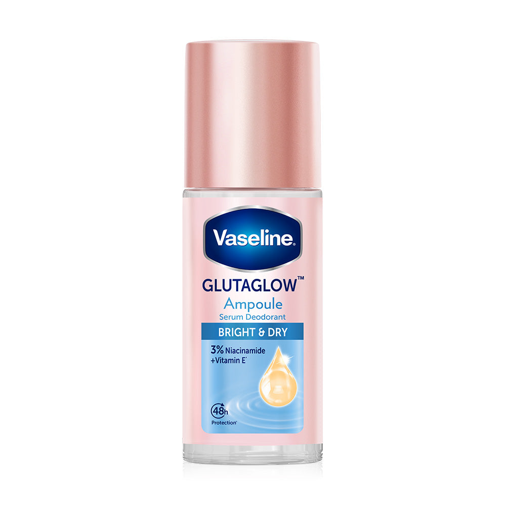 Vaseline Roll-On Serum - GlutaGlow Deodorant with Vitamin E & Niacinamide