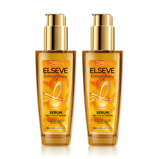 L'OrŽal Paris Elseve Extraordinary Oil For All Hair Types 100ml x 2pcs