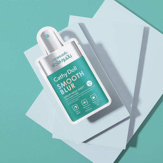 Cathy Doll Serum Mask Sheet - Smooth Blur for Clear Skin - Beauty Buddy