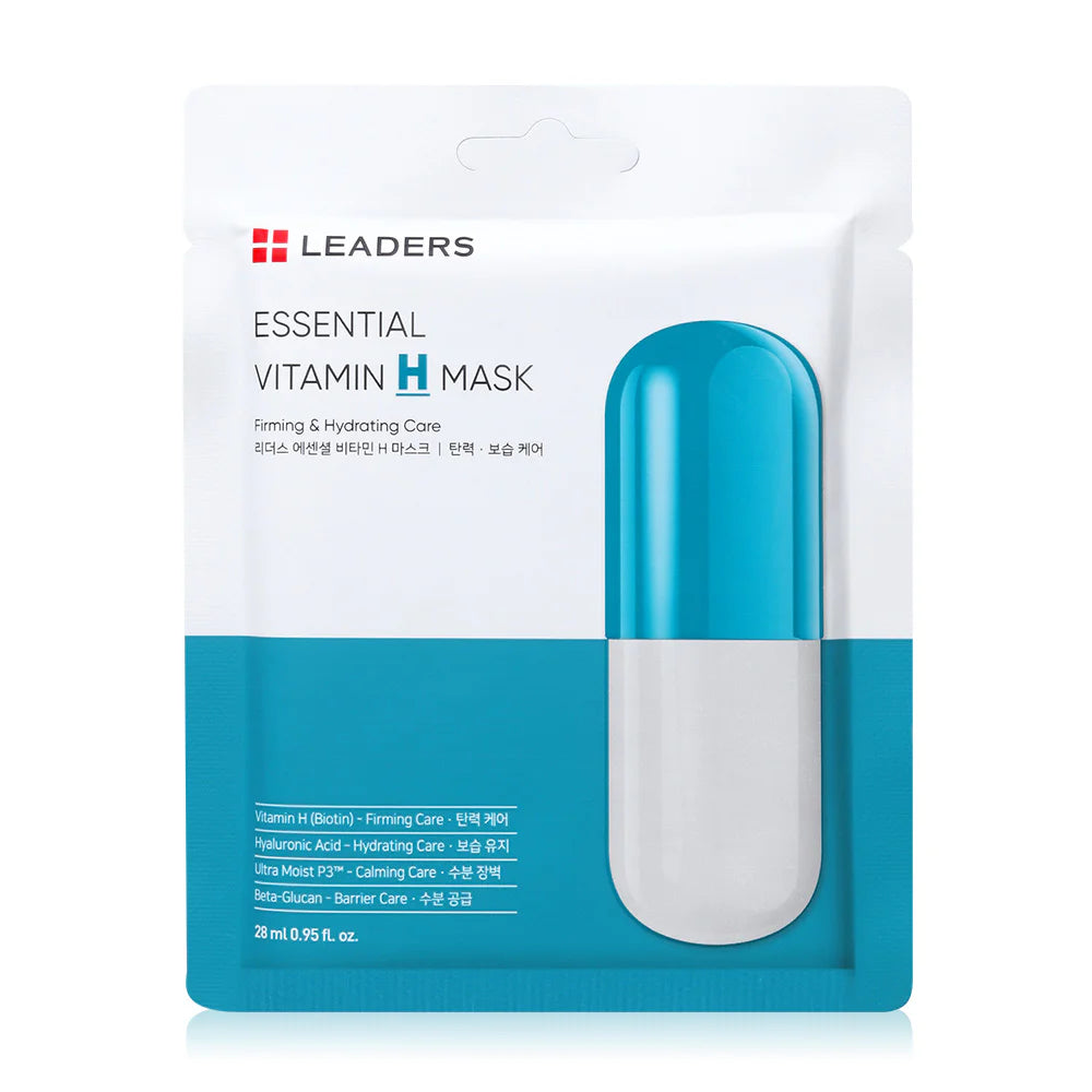 Leaders Essential Vitamin H Mask 28ml Facial Mask Sheet
