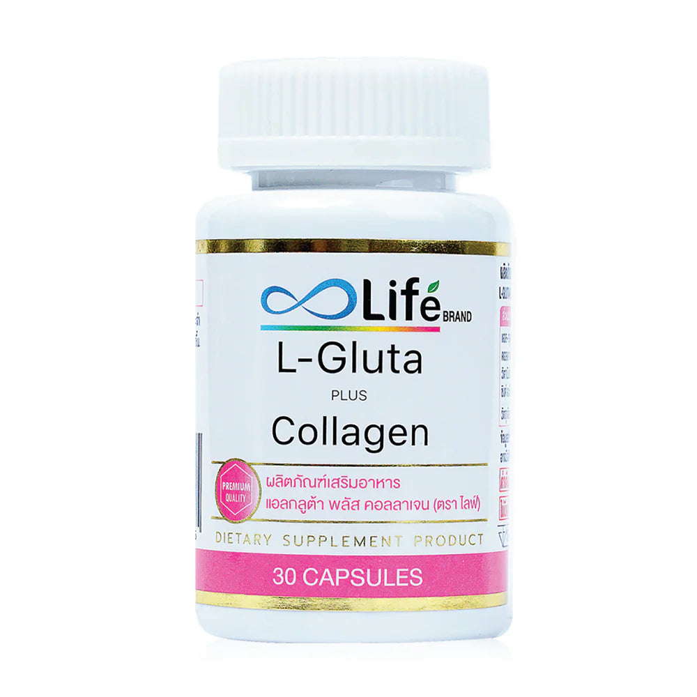 Life L-Gluta Plus Collagen 30 Capsules