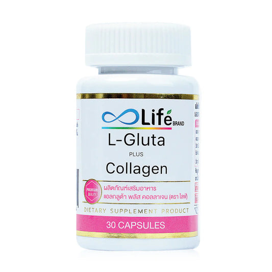 Life L-Gluta Plus Collagen 30 Capsules