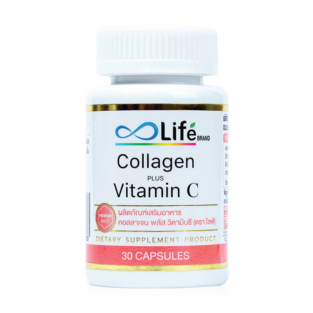 Life Collagen Plus Vitamin C 30 Capsules