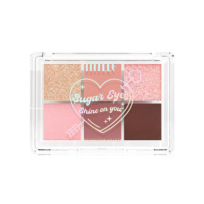 Mille Eyeshadow Palette - Queen of Hearts Matte & Glitter Formula - Beauty Buddy