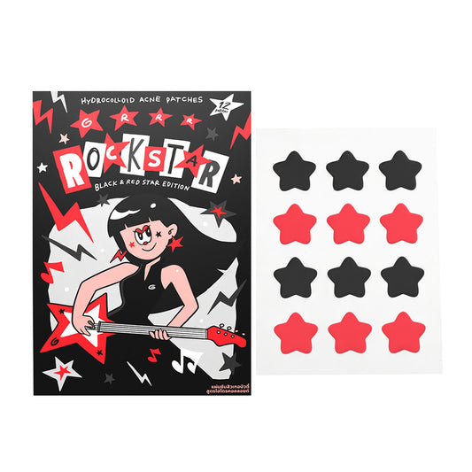 grrrbeauty Hydrocolloid Acne Patches 12 Dots #Rock Star