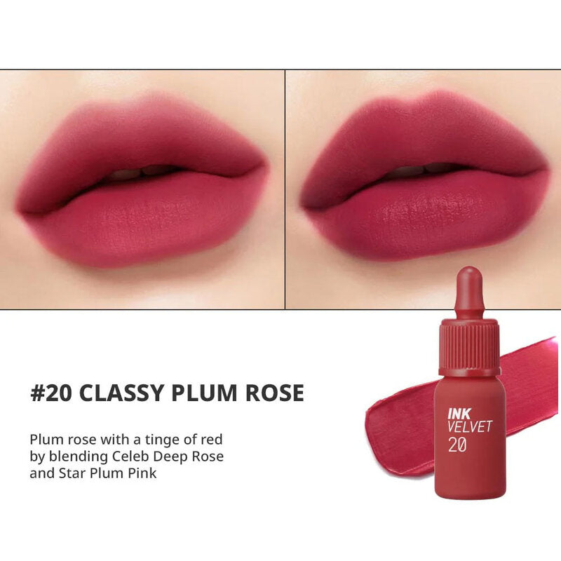 Peripera Ink Velvet - Classy Plum Rose - Beauty Buddy