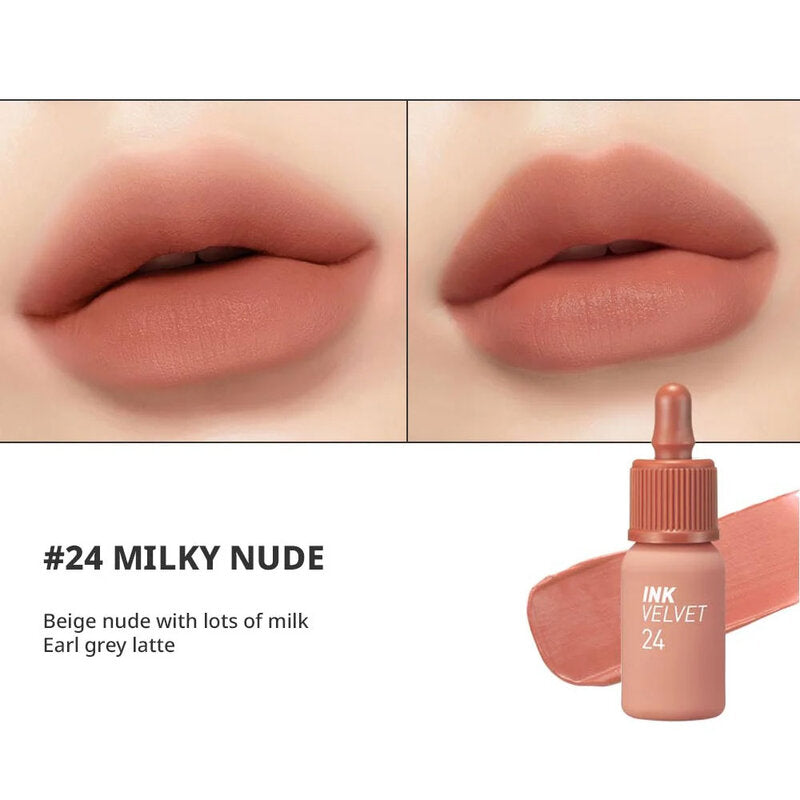 Peripera Ink Velvet Lipstick - #24 Milky Nude Velvet Matte - Beauty Buddy