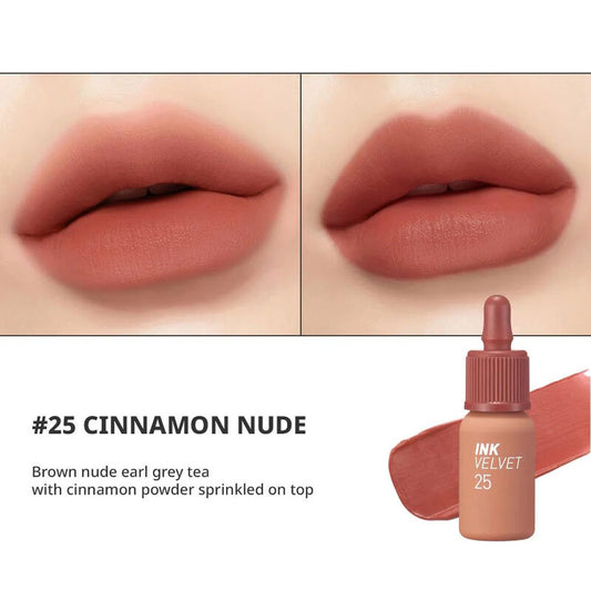Peripera Ink Velvet Lipstick - #25 Cinnamon Nude - Beauty Buddy