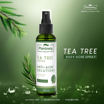 Plantnery Tea Tree Body Acne Spray 120ml