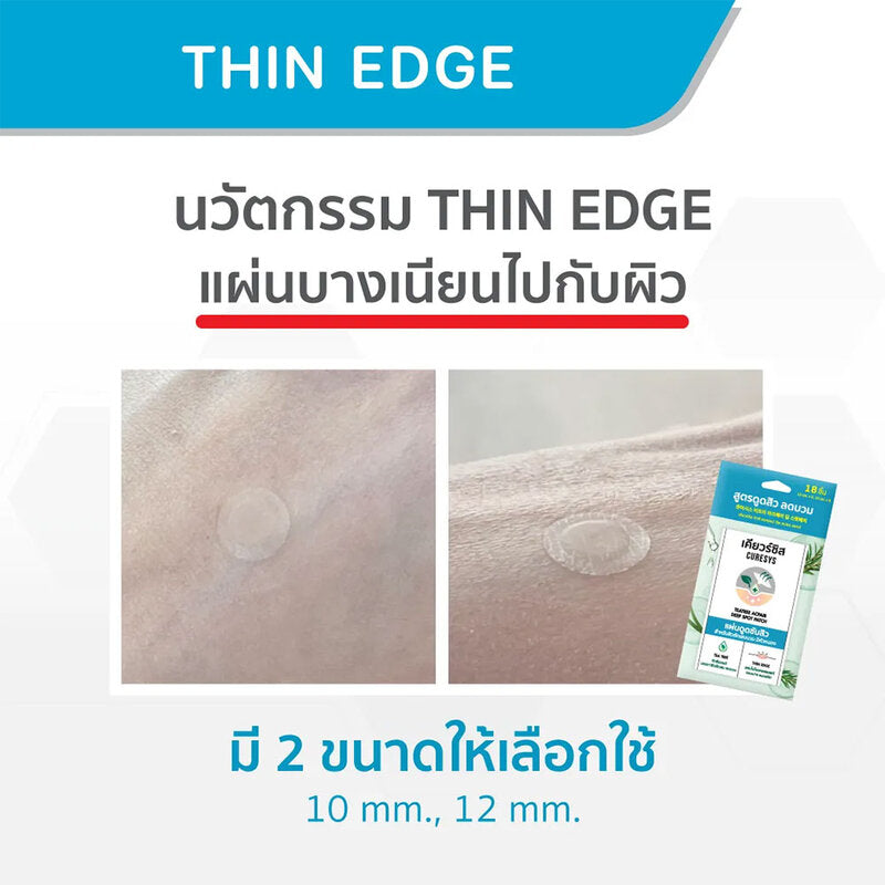 CURESYS TeaTree Acpair Deep Spot Patch Hydrocolloid Acne Absorbent Patch 18Dots