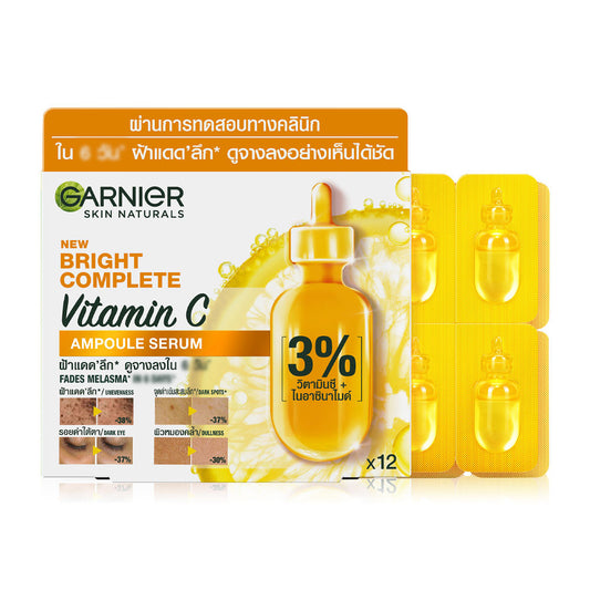 Garnier Skin Naturals Bright Complete Vitamin C Ampule Serum 1.5ml x 12 pcs
