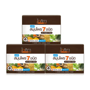 Isika Herbs 7 Herbs Cool Herbal Soap 100g x 3pcs
