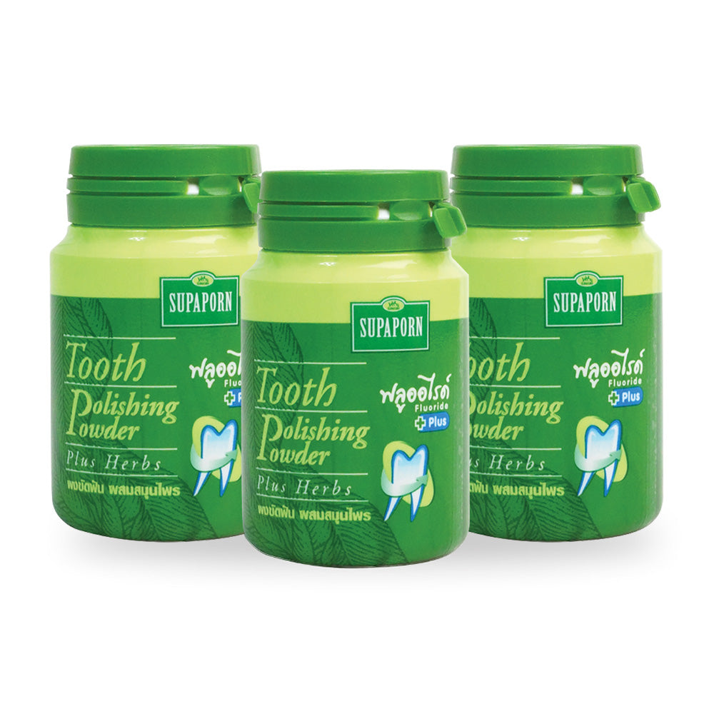 Supaporn Tooth Polishing Powder - Thai Herbal Formula - Beauty Buddy