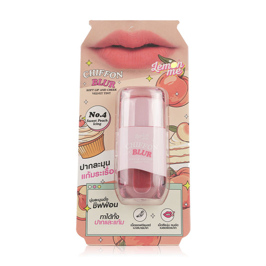 Lemon Me Velvet Tint - Chiffon Blur in Sweet Peach Icing - Beauty Buddy