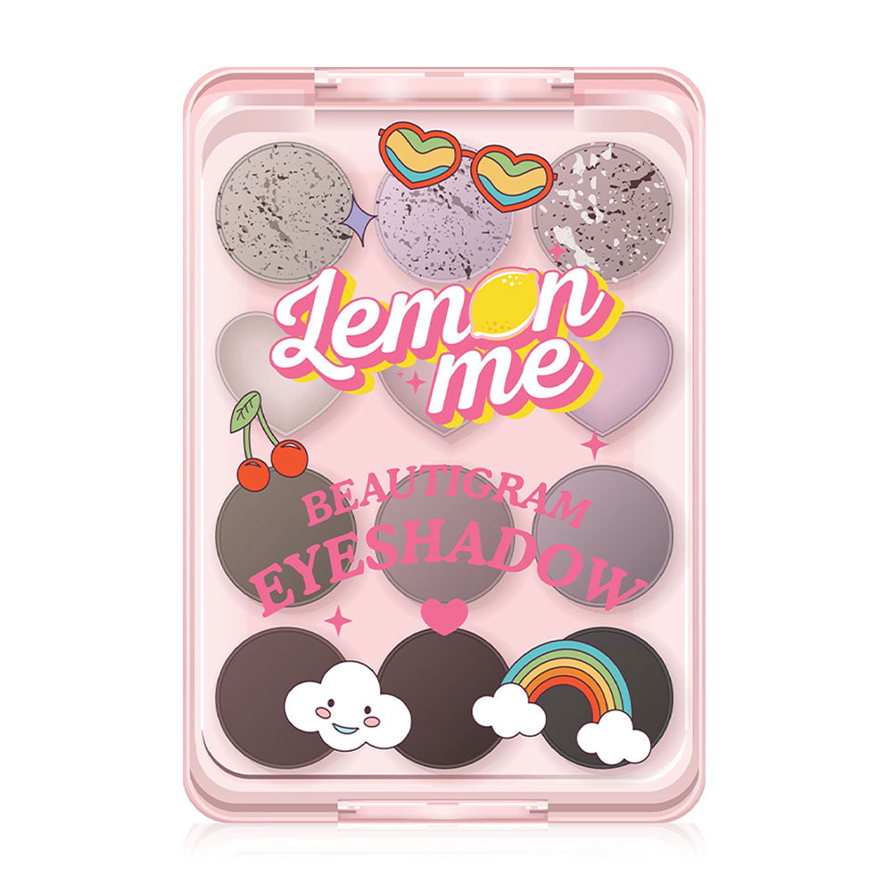 Lemon Me Eyeshadow Palette - 12 Shades in Infinity Sweet Pink - Beauty Buddy