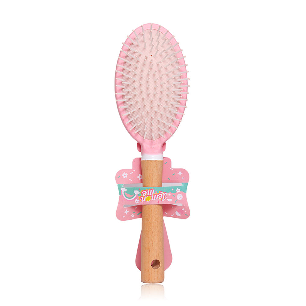 Lemon Me Paddle Comb - Pink with Soft Bristles