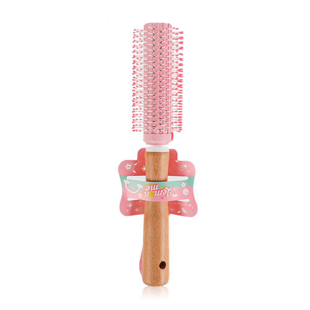 Lemon Hair Comb - Round Styling Tool #01 Pink