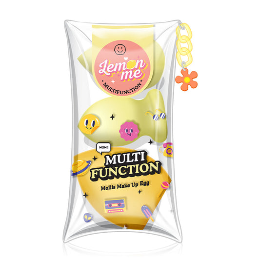 Lemon Me Makeup Sponges - Soft Yellow Oval Set (3 Pieces) - Beauty Buddy