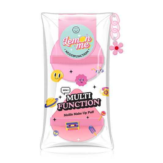 Lemon Me Makeup Puff - Soft Pink Sponge Set #01 - Beauty Buddy
