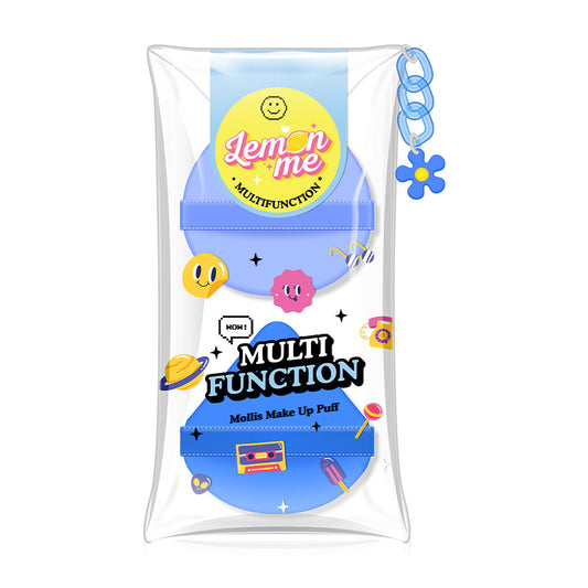 Lemon Me Makeup Puff - Soft Blue Sponges for Easy Application - Beauty Buddy