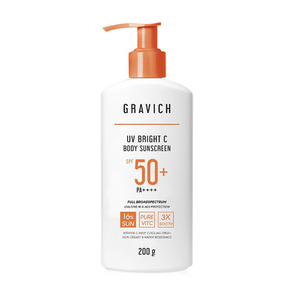 GRAVICH UV Bright C Body Sunscreen SPF50+ PA++++ 200g