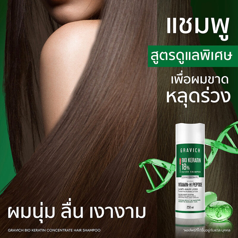 GRAVICH Bio Keratin Concentrate Hair Shampoo 250ml