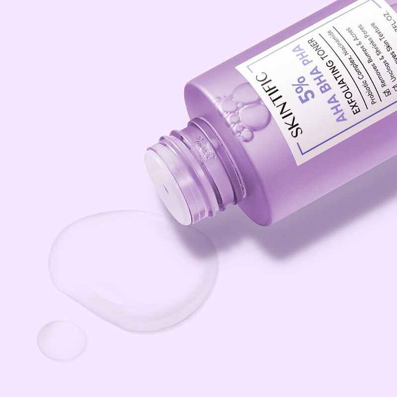 SKINTIFIC 5% AHA BHA PHA Exfoliating Toner 80ml