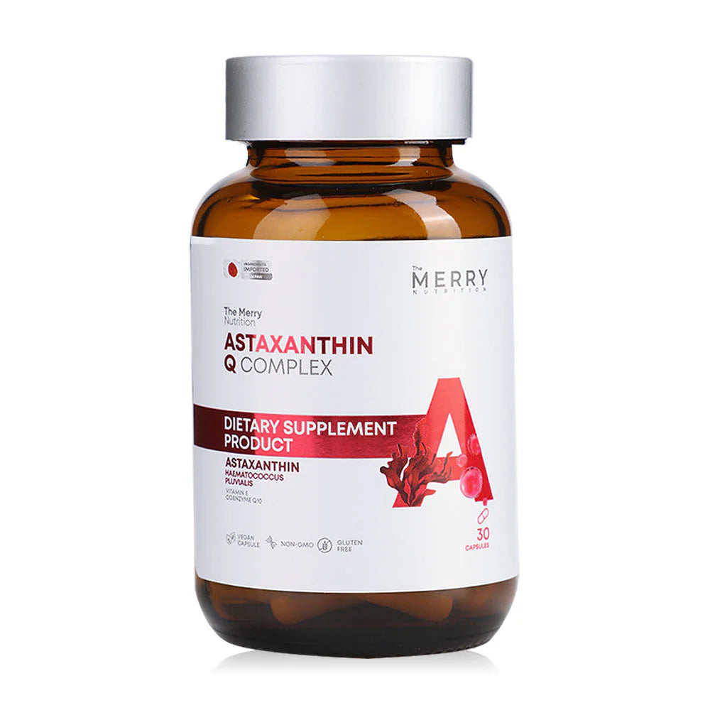 The Merry Astaxanthin Q Complex Dietary Supplement 30 Capsules