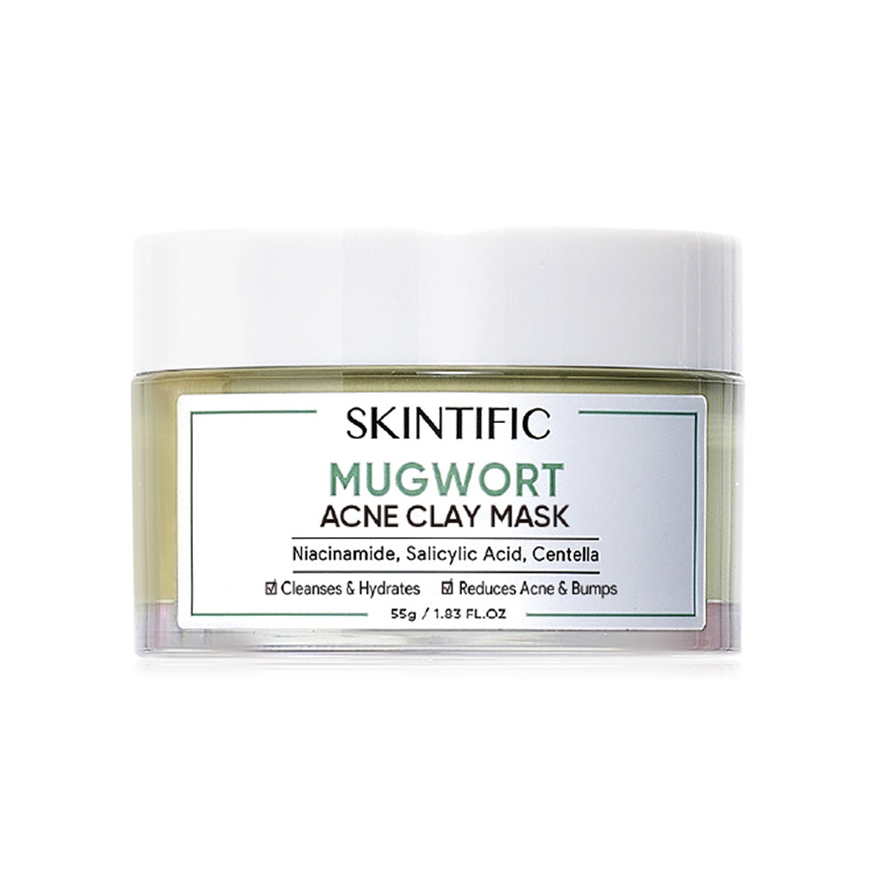 SKINTIFIC Mugwort Anti Pores & Acne Clay Mask 55g