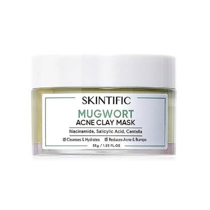 SKINTIFIC Mugwort Anti Pores & Acne Clay Mask 55g