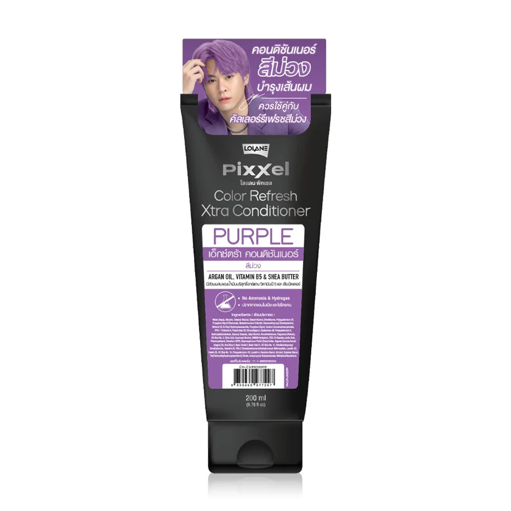 Lolane Pixxel Color Refresh Xtra Conditioner 200ml #Purple