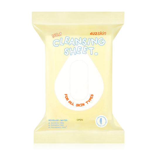 4U2 Cleansing Wipes - Micellar Formula with Vitamin E and Argan Oil - Beauty Buddy