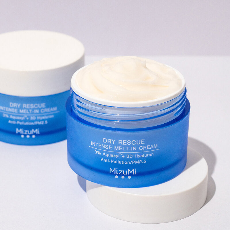 MizuMi Moisturizer - Dry Rescue Intense Melt-In Cream for Anti-Pollution