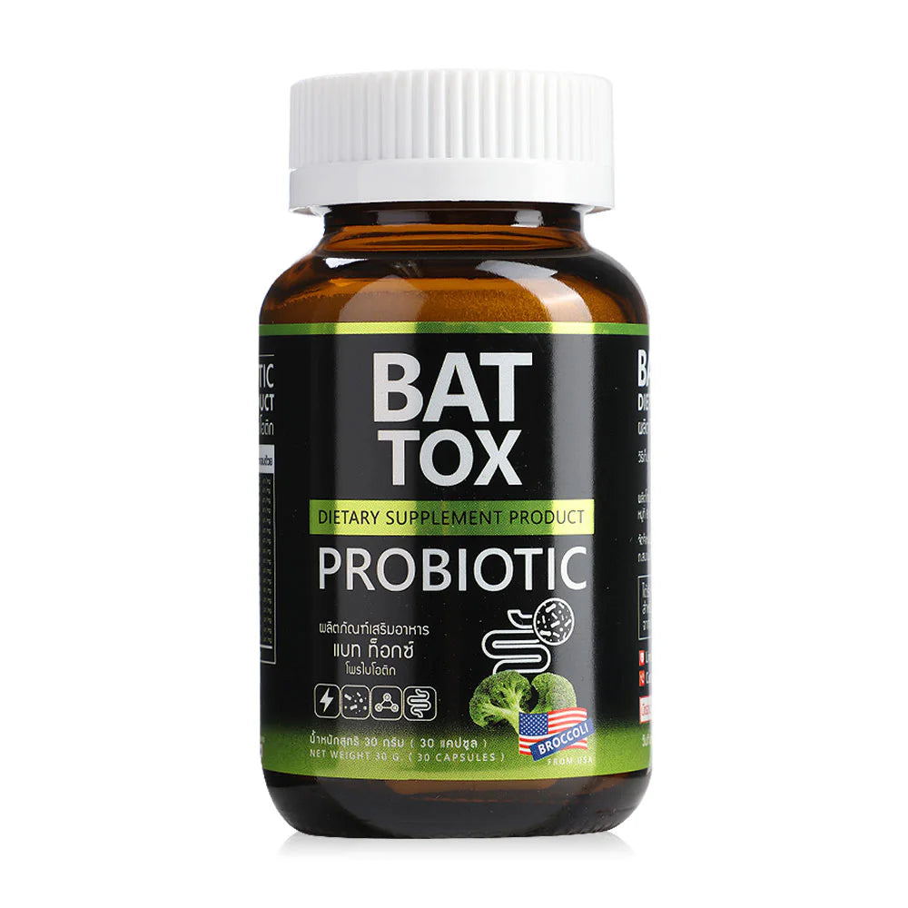 BAT Tox Probiotic 30 Capsules Dietary Supplement