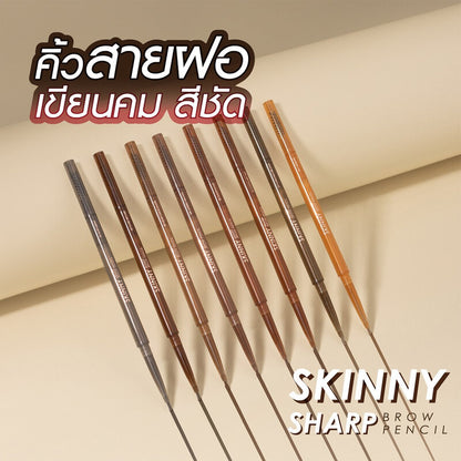 Cathy Doll Brow Pencil - 0.06g Coffee Brown, Automatic Rotating - Beauty Buddy