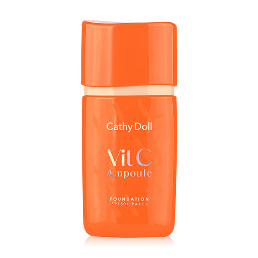 Cathy Doll Foundation - Vitamin C Ampoule SPF50+ #02 Light Beige - Beauty Buddy