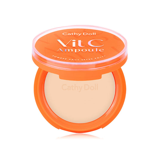 Cathy Doll Ampoule Powder Pact - Vitamin C SPF50 PA+++ #01 Ivory - Beauty Buddy
